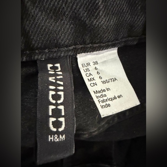 H&M Dark Gray Straight Jeans - Picture 3 of 4